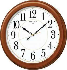SEIKO CLOCK KX388B Wood Frame Standard Analog Wall Clock From Japan - Picture 1 of 4