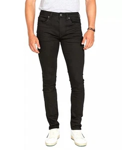 $109 Buffalo David Bitton 1972 Mens 34X32 Black Stretch Jeans Max-x Skinny Pants - Picture 1 of 15