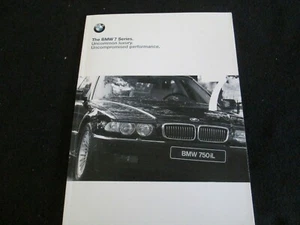 BMW Serie 7 1999 EE. UU. Prestige folleto 99 740i Sport iL 750iL E38 catálogo de ventas - Imagen 1 de 10