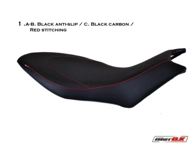 ЧЕХОЛ НА СИДЕНЬЕ для Aprilia Dorsoduro 750/1200 ('08-'20) Motok противоскользящий водонепроницаемый - Изображение 1 из 4