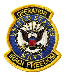 PARCHE LIBERTAD IRAQUÍ OPERACIÓN MARINA EE. UU. OPERACIÓN OIF (N6) - Imagen 1 de 3