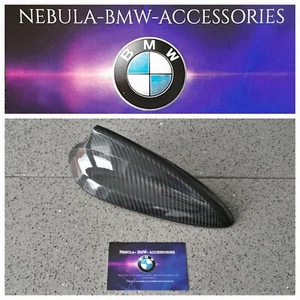 ANTENA ALETA DE TIBURÓN FIBRA DE CARBONO GENUINA BMW EMBELLECEDOR AÉREO F20 F30 F32 F40 X5 Etc - Imagen 1 de 8