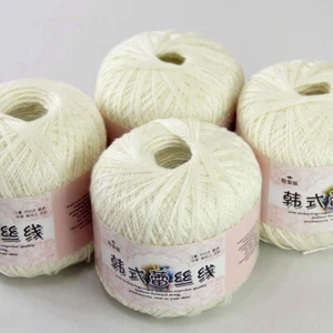 Aipeng 4ballsx50g Hand DIY Wear Cotton Lace Crochet Shawl Knitting Yarn 19 - Picture 1 of 12