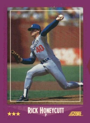 1988 Score #87 Rick Honeycutt - Image 1 of 2
