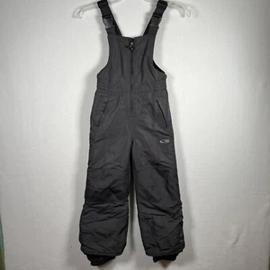 Champion Ski Bibs Insulated Waterproof Snow Pants Kids Youth XS (4-5) Gray    Q - Picture 1 of 10