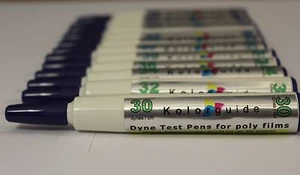 Dyne Test pens (1 doz / box) for plastic film (poly films) (50) - Picture 1 of 2