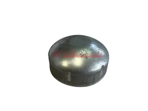 Post Cap Round suit 50NB Pipe Tube - 1.2mm Thick Hot Dip Galvanised Knock On - Picture 1 of 2