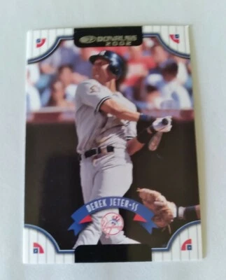 2002 Donruss Baseball # 3 Derek Jeter New York Yankees - Image 1 of 2