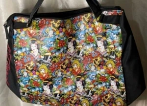 Ed Hardy by Christian Audigier tote bag vintage super cool, true to my love tote - Picture 1 of 3
