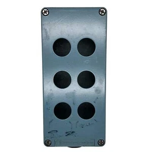 Schneider Electric / Telemecanique Push Button Enclosure 6 Hole 22mm Blue XAPM35 - Picture 1 of 6