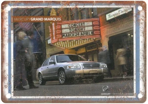 Vintage 2007 Mercury Grand Marquis Werbung Retro Look Blechschild A6106 - Bild 1 von 2