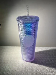 Starbucks Spring 2023 Unicorn Silver Bling Studded Tumbler Venti 24oz Box 6 - Picture 1 of 8