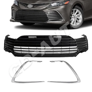 Fit 2021-2024 Toyota Camry LE XLE Front Lower Grill Grille Trim Molding - Picture 1 of 7