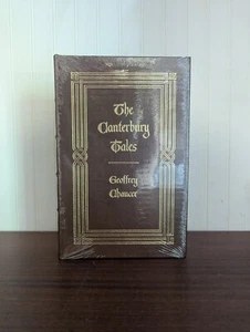VERSIEGELT Easton Press: Die Canterbury-Geschichten von Geoffrey Chaucer Hardcover Leder - Bild 1 von 5