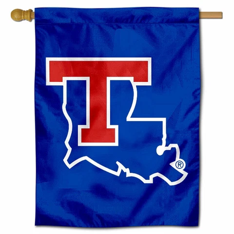 Louisiana Tech University Two Sided House Flag Cover