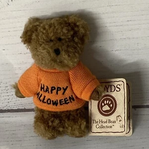 Boyds Bears Mini Feliz Halloween Thinkin' of Ya Suéter Naranja 4" - Imagen 1 de 7