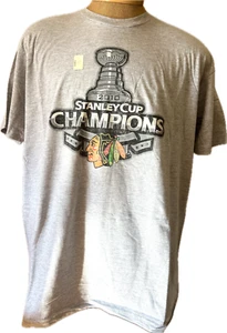 Camiseta Chicago Blackhawks NHL 2010 Stanley Cup Champions By Red Jacket para hombre XL - Imagen 1 de 3