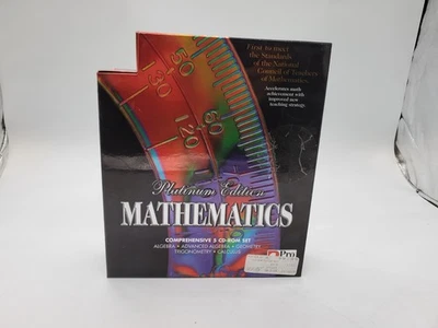 Pro One Platinum Edition Mathematics software- (Windows 95, 5 CD-ROMS) CIB - Image 1 of 4