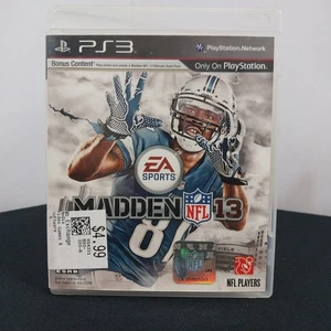 Madden NFL 13 PlayStation 3 PS3 Game Disc; CIB Very Good Condition! - Picture 1 of 5
