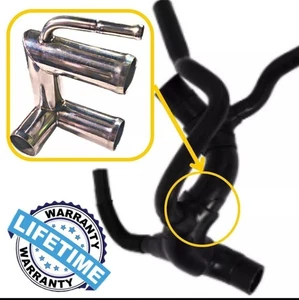 Reinforced Hose T-Pipes 1121272 Ford Mondeo, Mazda. Stainless Steel - Picture 1 of 6