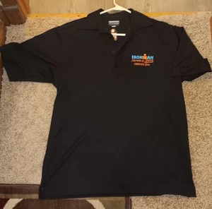 New 2014 Ironman Triathlon Florida Panama City Beach Finisher Polo Shirt Men (M) - Picture 1 of 2