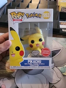 Funko Pop! Vinilo: Pokémon - Pikachu (Colección Diamante) - GameStop (GS)... - Imagen 1 de 6
