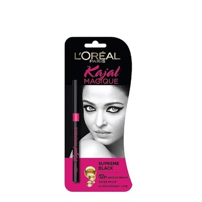 L'Oréal Paris Kajal, Waterproof Eyeliner, 14 Hours of Smudge-Proof Wear, With Vi - Image 1 of 4