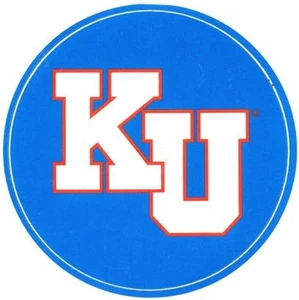 3 Inch KU Decal University of Kansas Jayhawks Logo KS Removable Wall Sticker Art - Picture 1 of 1