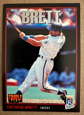 1993 Triple Play #214 George Brett Kansas City Royals - Image 1 of 2