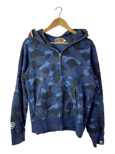 A BATHING APE (BAPE) Felpa con cappuccio A BATHING APE Navy M usata