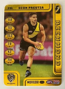 2018 AFL Teamcoach Gold Card Richmond #131 Dion Prestia - Bild 1 von 2