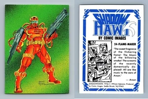 Flame Maker #24 Shadowhawk 1992 Comic Images Trading Card - Picture 1 of 1