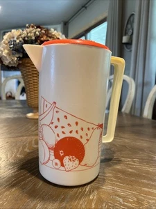 Retro “Tang” Vintage Pitcher with orange lid   - Picture 1 of 6
