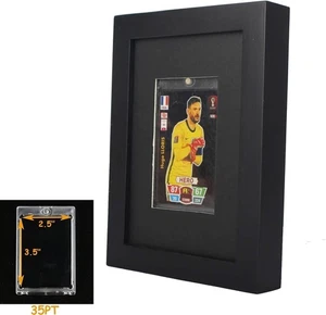 Sports Card Display Box,Trading Rack,Grading Black  - Picture 1 of 9
