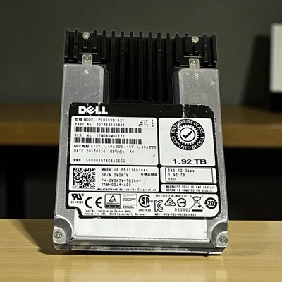 Dell 1.92TB SSD SAS 2.5" 12G MU 0V0K7V PX05SVB192Y  health:100% - Image 1 of 4