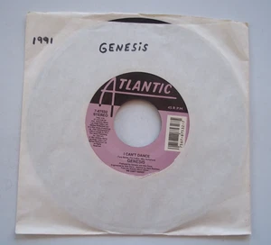 GENESIS - I Can't Dance / On The Shoreline - 45 RPM 7" Record 1991 ATLANTIC - Bild 1 von 6