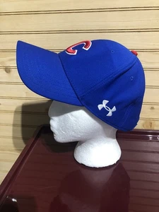 Under Armour Blue Embroidered Genuine Merchandise Chicago Cubs Baseball Cap - Picture 1 of 10