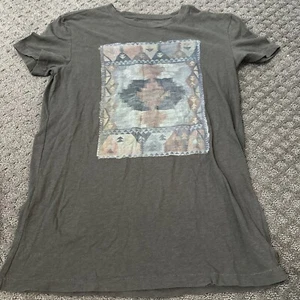 American Eagle Outfitters Mens Small T-Shirt Gray Graphic Tee - Picture 1 of 4