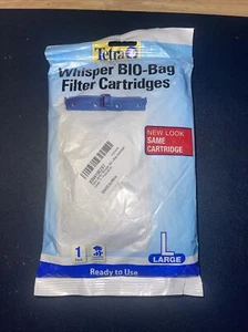Tetra 26161 Whisper Bio-Bag Cartridge Large 1-PackBLUE Fish Filter - Picture 1 of 2