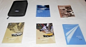 2003 FORD ESCAPE OWNERS MANUAL 5 PC SET & BLACK FORD ZIPPERED FACTORY CASE NICE. - Picture 1 of 9