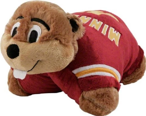 Minnesota Gophers Large 18" Mascot Pillow Pet - NCAA Cover