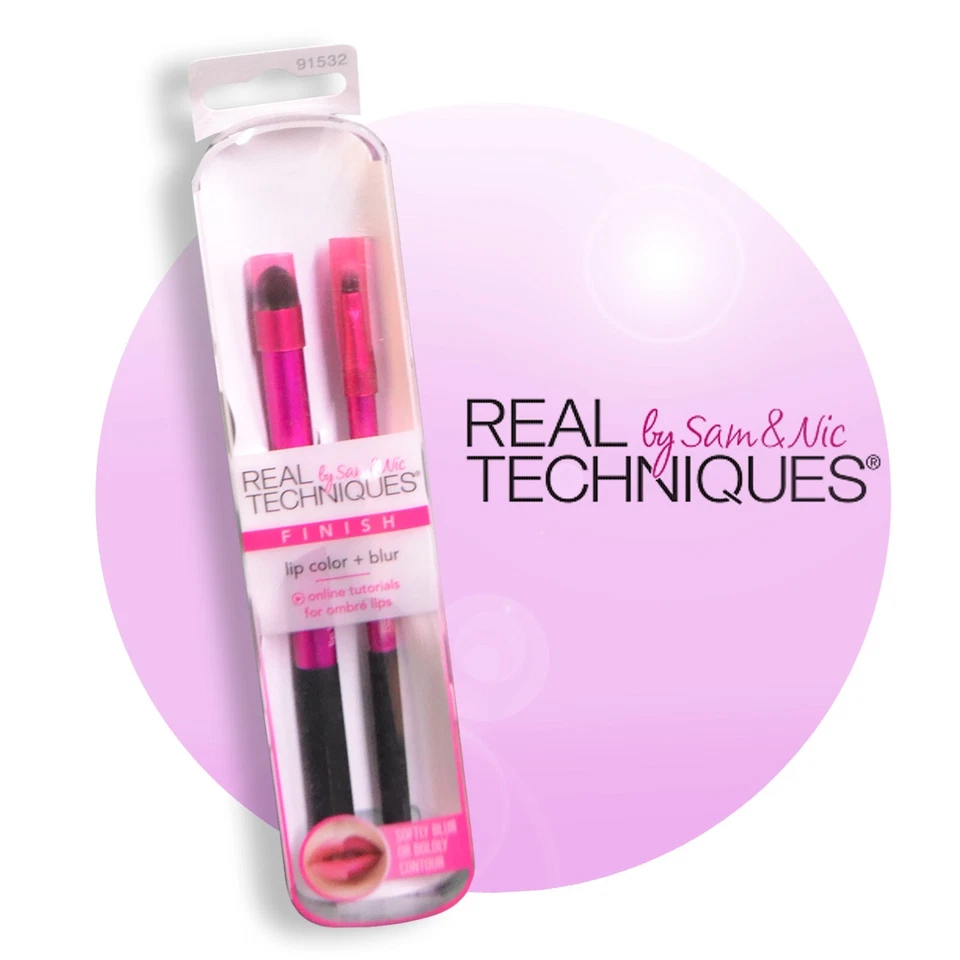 2 REAL TECHNIQUES  by Sam & Nic Lippenpinsel + Lippeneffektpinsel - Bild 1 von 1