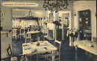 Hollywood California CA Ivar House Dining Room Interior Linen Vintage Postcard