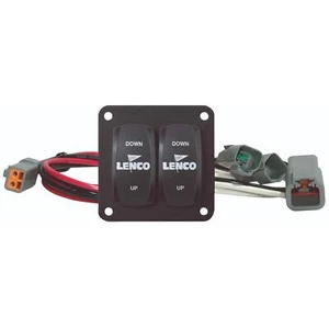 Lenco Double Rocker Switch Kit│For Single Actuators - Trim Tabs│10222-201D - Picture 1 of 2