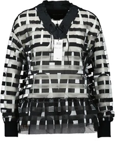 NEU! Marc Cain Damen Blusenshirt, schwarz-weiß, N1 / 34 - Bild 1 von 4