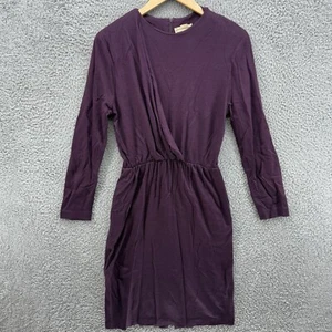 Jessica Howard Size 6 Purple Embellished Casual Dress Cinched Waist Long Sleeve - Picture 1 of 8