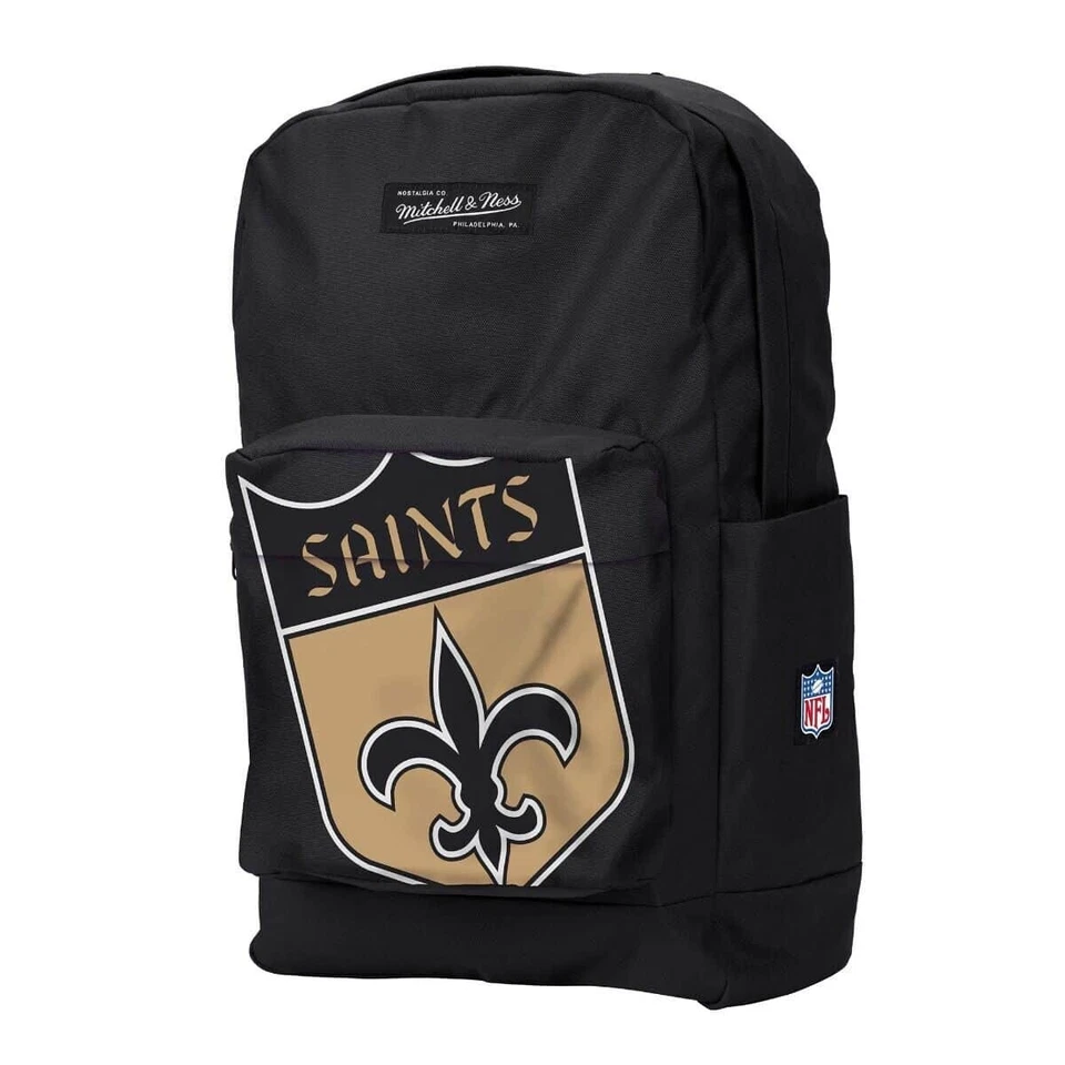 Brand New Mitchell & Ness NFL New Orleans Saints Backpack - Image 1 of 3