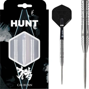 Caliburn Hunt H1 Steel Tip Darts – 90% Tungsten – 23g – High Precision Dart Set - Picture 1 of 4