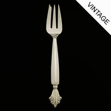 Georg Jensen Silver Pastry Fork - Acanthus/ Dronning 