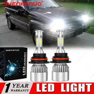 2 faros LED bombillas altas y bajas para Jeep Grand Cherokee 1993-1998 - Imagen 1 de 16